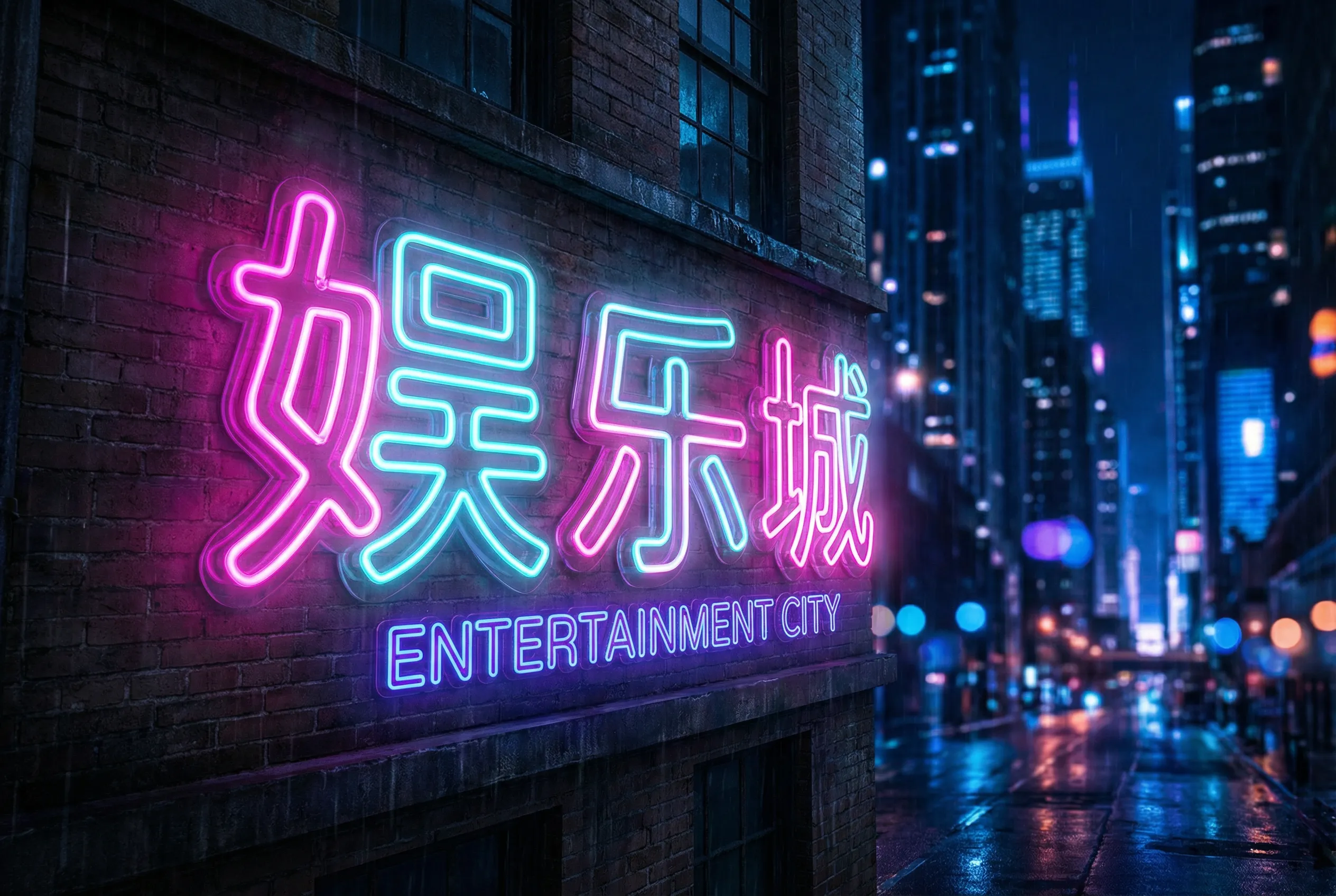 澳门新葡京娱乐城霓虹都市Logo